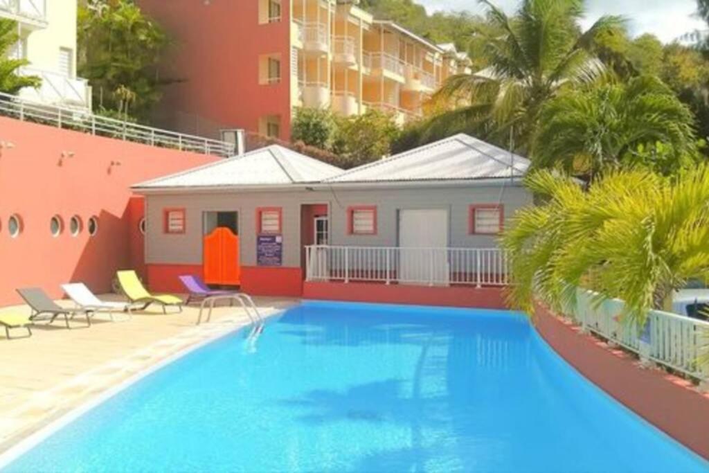 Studio Azur -Tartane 100m de la plage- piscine Trinité  Extérieur photo